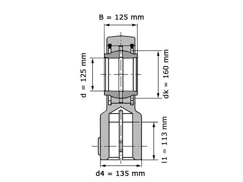 Foto van INA Stangkop GIHNRK125 LO B (125x265x125mm) INA Stangkop GIHNRK125 LO B (125x265x125mm)