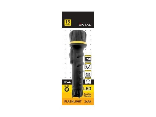 Foto van LED zaklamp plastic 2xAA LED zaklamp plastic 2xAA