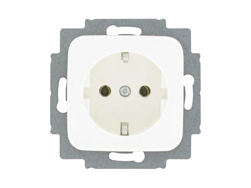 Busch Jaeger WIT inbouw stopcontact wcd RA