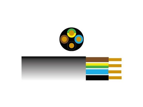 Kabel H07RN-F Neopreenkabel 4x2,5qmm NWPK 100 Meter