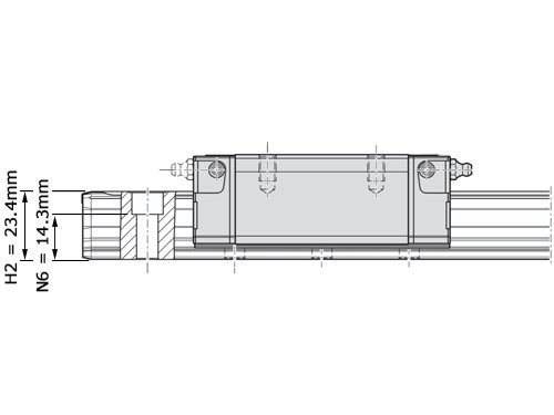 Foto van Bosch Rexroth Rollenwagen Koolstofstaal RWA-025-SNS-C3-S-2 Bosch Rexroth Rollenwagen Koolstofstaal RWA-025-SNS-C3-S-2