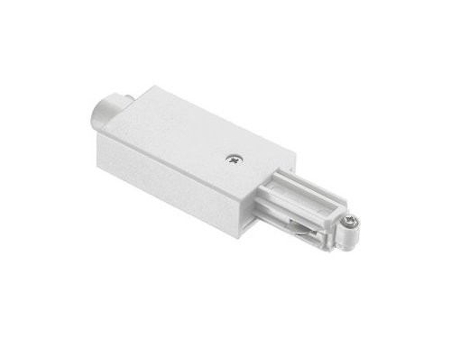 Link Rail contra aansluitstuk wit 1 fase