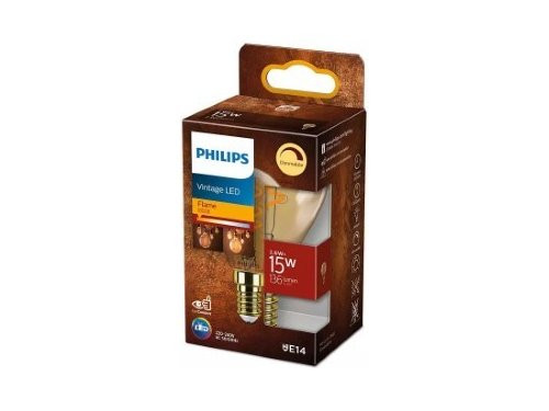 Philips LED kogel E14 2,6W-20W 2000K filament gold dimbaar blister