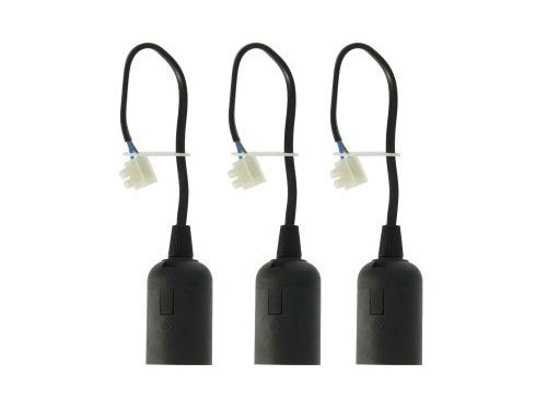 Lamphouder E27 zwart - Verhuisfitting set a 3