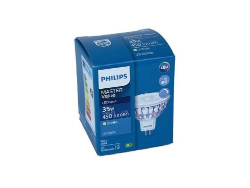 Foto van Philips LED spot GU5.3 12V 5,8-35W 2700K dimbaar Philips LED spot GU5.3 12V 5,8-35W 2700K dimbaar