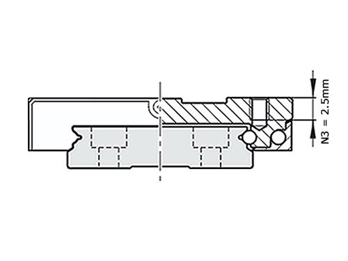 Foto van Bosch Rexroth Miniatuurwagen Resist NRII MWA-007-SNS-C1-H-3 Zonder Kogelketting - LFS Bosch Rexroth Miniatuurwagen Resist NRII MWA-007-SNS-C1-H-3 Zonder Kogelketting - LFS