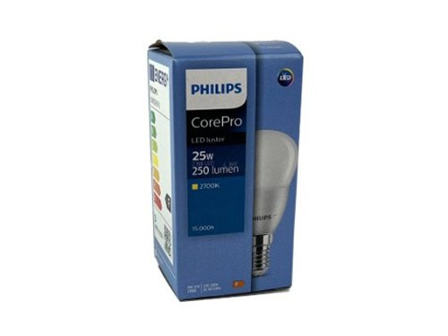 Foto van Philips LED kogel E14 2,8-25W 2700K mat Philips LED kogel E14 2,8-25W 2700K mat