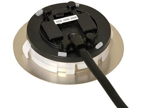 Foto van Driehoekspot opbouw geschuurd staal 4W LED Driehoekspot opbouw geschuurd staal 4W LED