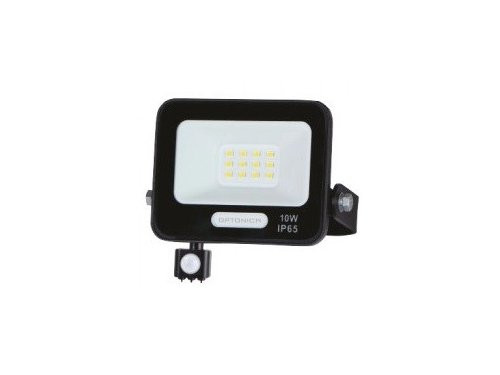 Foto van LED Bouwlamp 10W 6000K zwart + sensor LED Bouwlamp 10W 6000K zwart + sensor