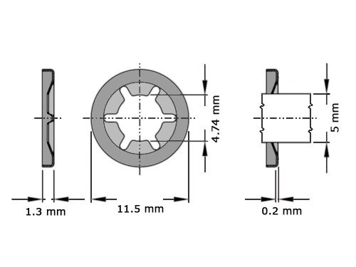 Starlock Borgring 5mm