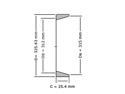 Foto van Timken Kegellager Buitenring 38820 (0x325.44x25.4mm) Timken Kegellager Buitenring 38820 (0x325.44x25.4mm)