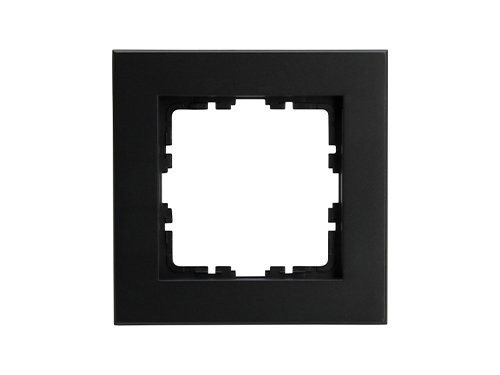 Foto van Kopp HK07 PURE mat zwart 1 voudig afdekraam Kopp HK07 PURE mat zwart 1 voudig afdekraam