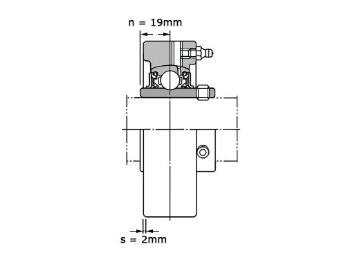 JTEKT - Koyo Lagerblok Rond UCC210 J (50mm)