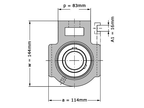 Foto van FAG Lagerblok Span UCT208 (40mm) FAG Lagerblok Span UCT208 (40mm)