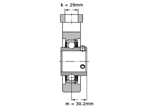 Foto van FAG Lagerblok Span UCT208 (40mm) FAG Lagerblok Span UCT208 (40mm)