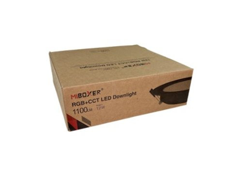 RGB-CCT LED Downlighter 12W zwart