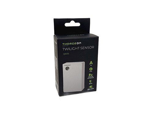 Schemerschakelaar opbouw 2-100 lux IP44 wit