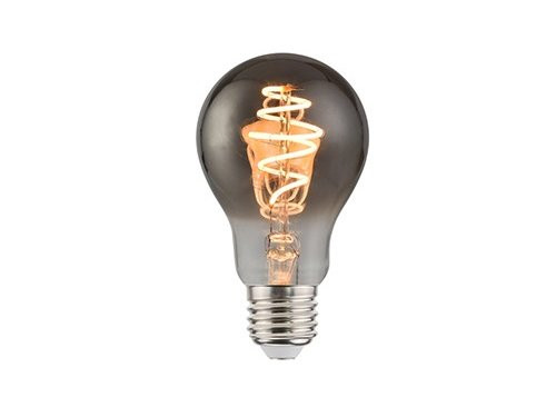 Nordlux LED GLS E27 5-13W 1800K filament spiraal grey dimbaar