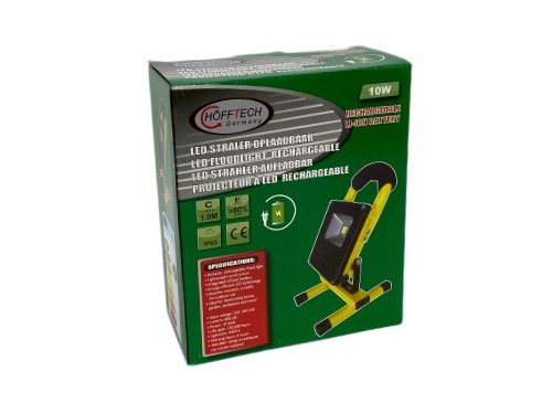 LED Bouwlamp 10W oplaadbaar op statief 6400K IP65