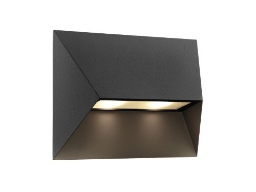 Foto van Wandlamp Pontio 27 2x GU10 zwart IP44 Wandlamp Pontio 27 2x GU10 zwart IP44