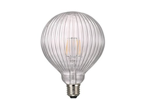 Nordlux LED Globe G125 E27 2-15W 2200K AVRA helder stripes