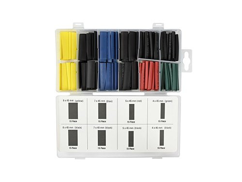 Krimpkous assortimentsdoos 120 delig gekleurd 45mm