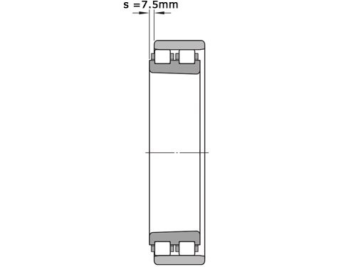 FAG Cilinderlager Tweerijig NN3060 AS K M SP (300x460x118mm)