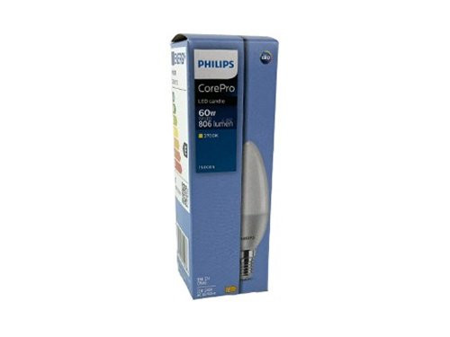 Foto van Philips LED kaars E14 7-60W 2700K mat Philips LED kaars E14 7-60W 2700K mat
