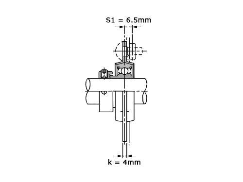 Foto van NSK Lagerblok Rond AELPF203 (17mm) NSK Lagerblok Rond AELPF203 (17mm)
