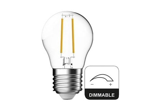 Foto van Energetic LED kogel E27 4,2-40W 2700K filament helder dimbaar Energetic LED kogel E27 4,2-40W 2700K filament helder dimbaar