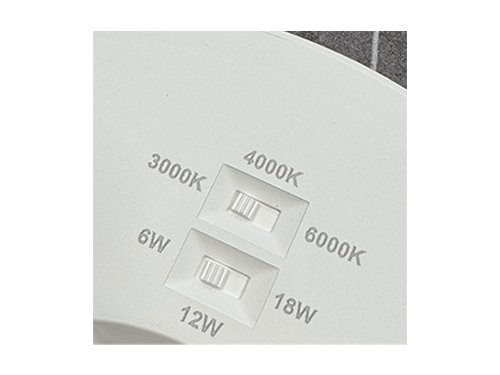 Foto van LED panel downlighter wit 6-18W Tri-white + HF-sensor LED panel downlighter wit 6-18W Tri-white + HF-sensor