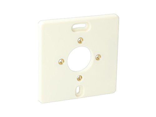Montageplaat 1-voudig creme