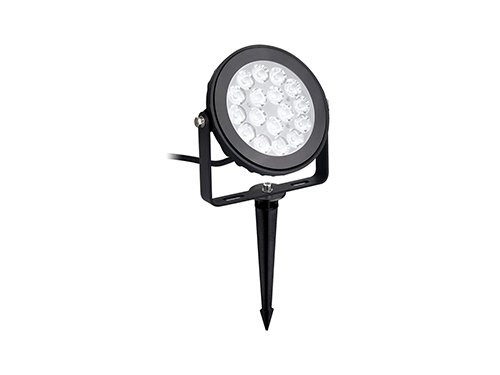 Foto van RGB-CCT LED tuinspot IP65 9W rond zwart RGB-CCT LED tuinspot IP65 9W rond zwart