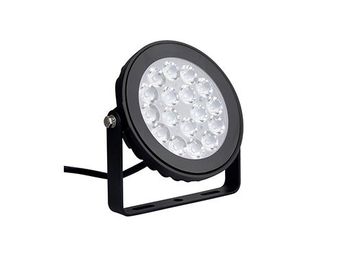 Foto van RGB-CCT LED tuinspot IP65 9W rond zwart RGB-CCT LED tuinspot IP65 9W rond zwart