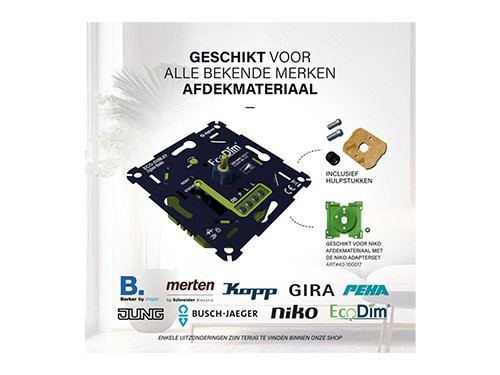 LED dimmer 0-200W EcoDim basic fase afsnijding - ZIGBEE