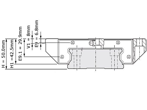 Foto van Bosch Rexroth Kogelwagen Koolstofstaal KWC-035-BNS-C1-H-2 Zonder Kogelketting Bosch Rexroth Kogelwagen Koolstofstaal KWC-035-BNS-C1-H-2 Zonder Kogelketting