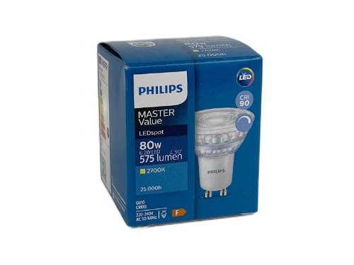 Philips LED spot GU10 5,5-80W 2700K dimbaar