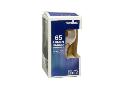 Nordlux LED GLS E27 2,3-5W 1800K retro deco gold dimbaar
