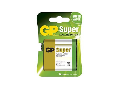 Foto van GP Super Alkaline batterij 4,5V blister(1) GP Super Alkaline batterij 4,5V blister(1)