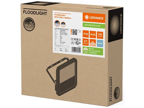 Foto van LED Bouwlamp 69W 6500K zwart LED Bouwlamp 69W 6500K zwart