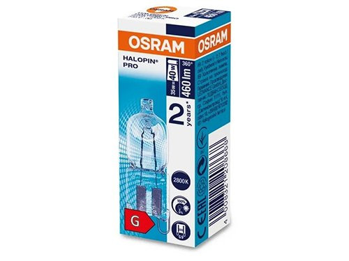 Halogeen lamp G9 35W 230V helder