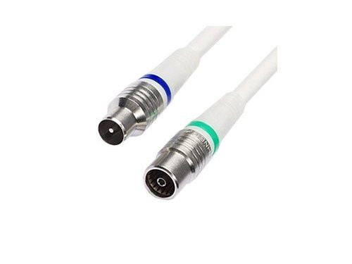 Coax aansluitkabel compleet ONVERPAKT 1,5m