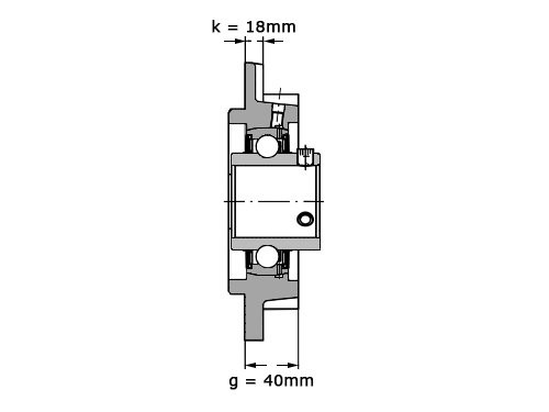 Foto van FAG Lagerblok Rond UCFC214 (70mm) FAG Lagerblok Rond UCFC214 (70mm)