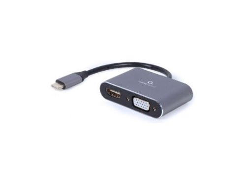 USB-C naar HDMI + VGA adapter kabel 15cm