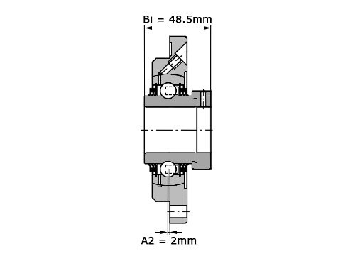 Foto van INA Lagerblok Rond TME30 N (30mm) INA Lagerblok Rond TME30 N (30mm)