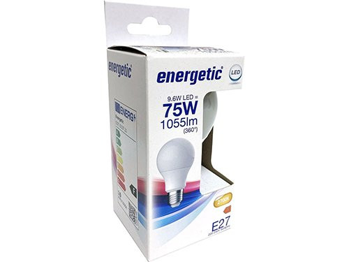Foto van Energetic LED GLS E27 9,6-75W 2700K mat Energetic LED GLS E27 9,6-75W 2700K mat