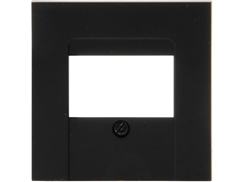 Foto van Kopp HK07 PURE mat zwart afdekplaat USB Kopp HK07 PURE mat zwart afdekplaat USB