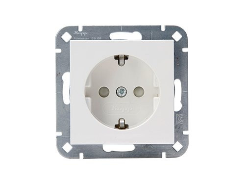 Kopp HK07 WIT inbouw stopcontact wcd RA + kinderbeveiliging
