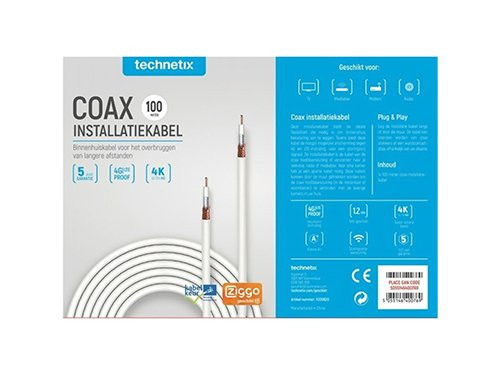 Coax kabel haspel 100m shop 4G
