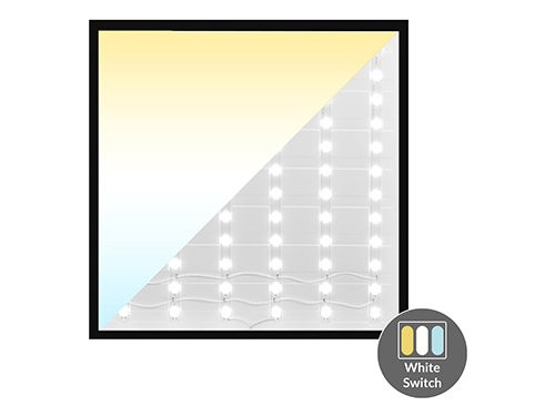 LED backlit paneel zwart 60x60cm 30W 4050Lm Tri-White
